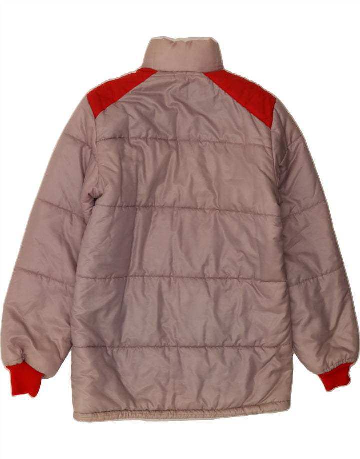 VINTAGE Mens Padded Jacket UK 38 Medium Pink Colourblock Vintage Vintage and Second-Hand Vintage from Messina Hembry 
