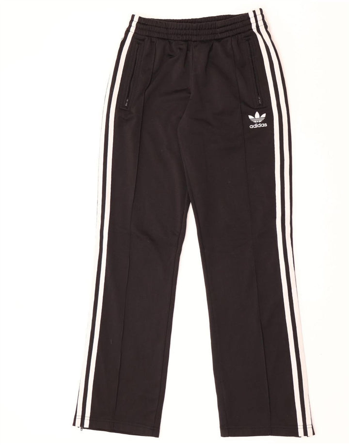 Adidas Womens Tracksuit Trousers EU 34 XS  Black Polyester