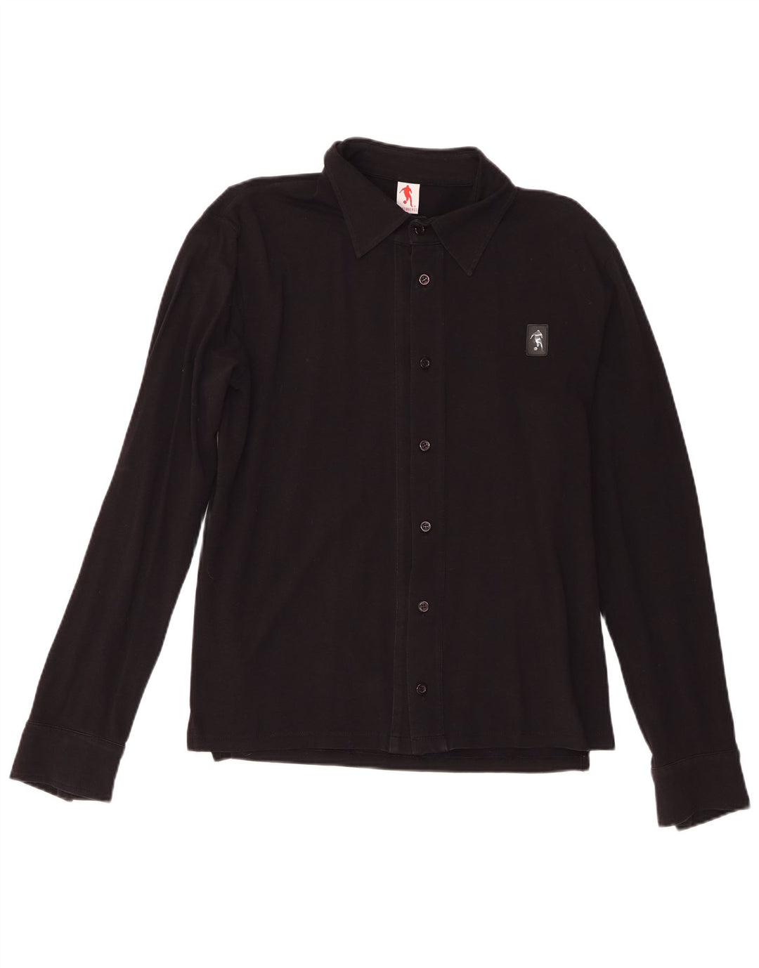 Bikkembergs Mens Shirt Large Black Cotton