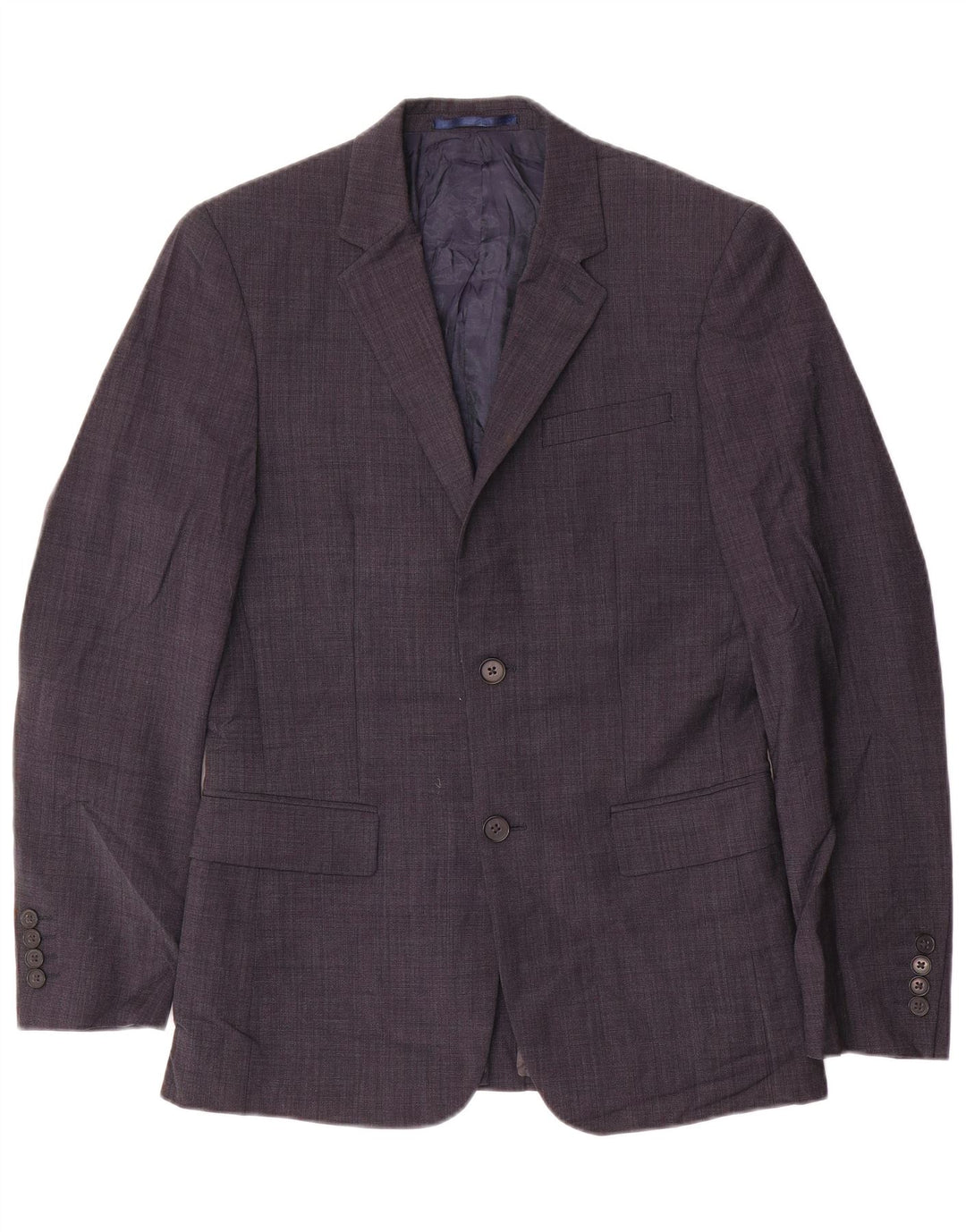 DKNY Mens 2 Button Blazer Jacket UK 36 Small Navy Blue