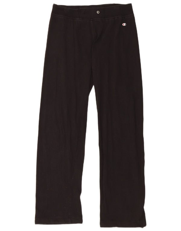 Champion Womens Heritage Classics Tracksuit Trousers UK 14 Medium Black