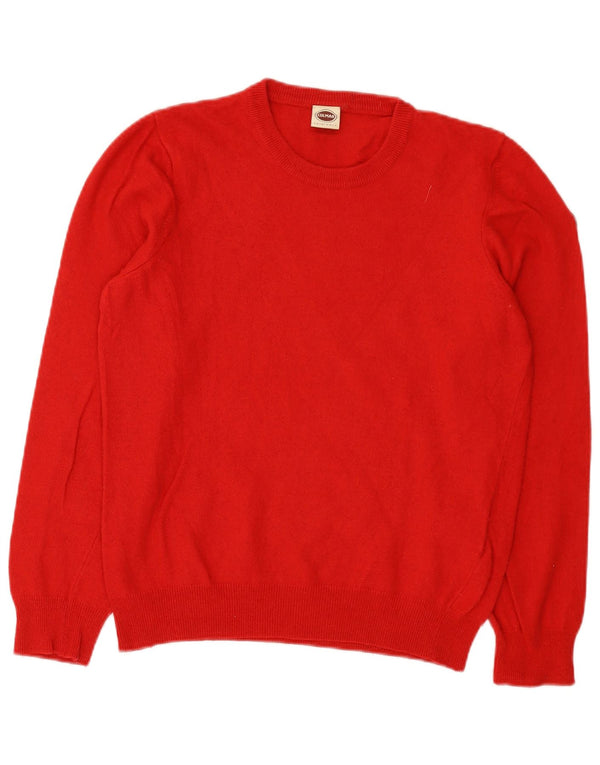 Colmar Mens Crew Neck Jumper Sweater Medium Red Wool