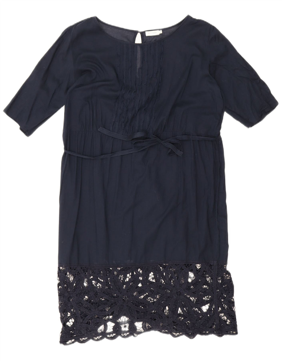 Henry Cottons Womens Shift Dress IT 46 Large Navy Blue