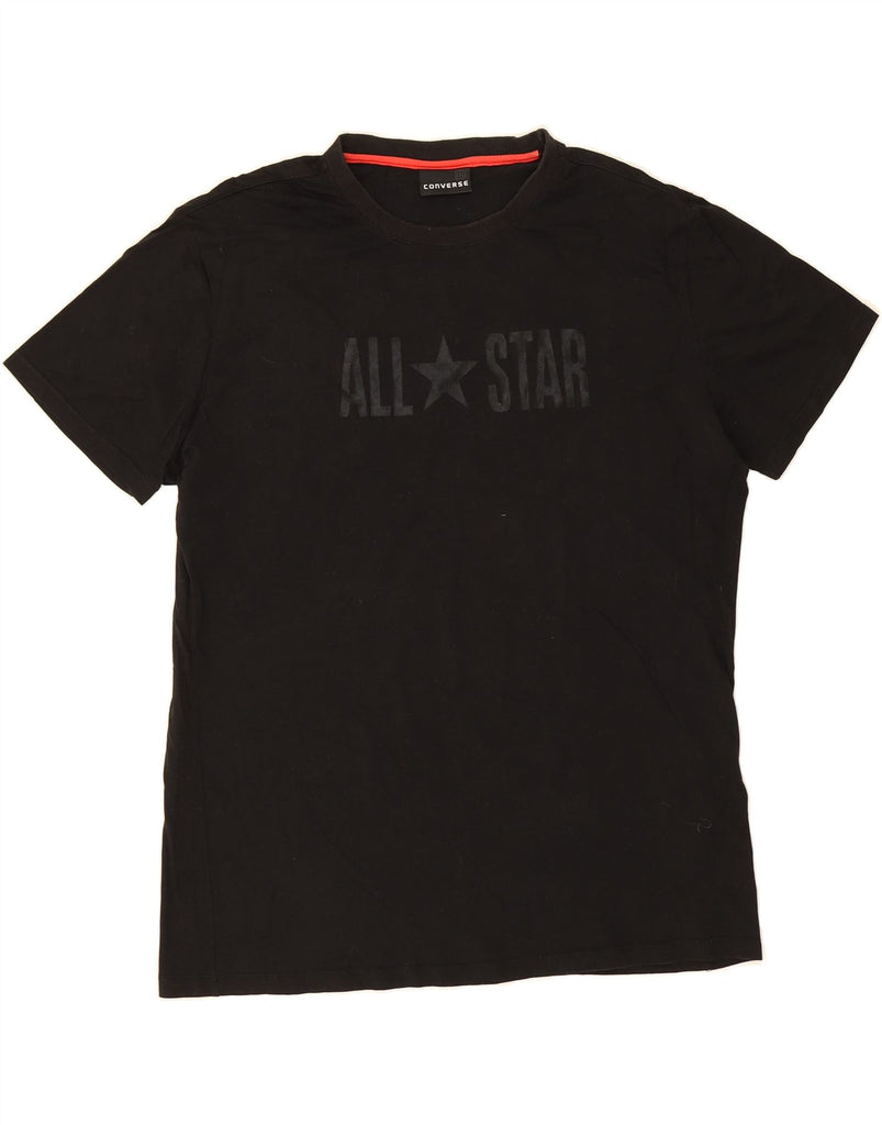 CONVERSE Womens Graphic T-Shirt Top UK 20 2XL Black Cotton Vintage Converse and Second-Hand Converse from Messina Hembry 
