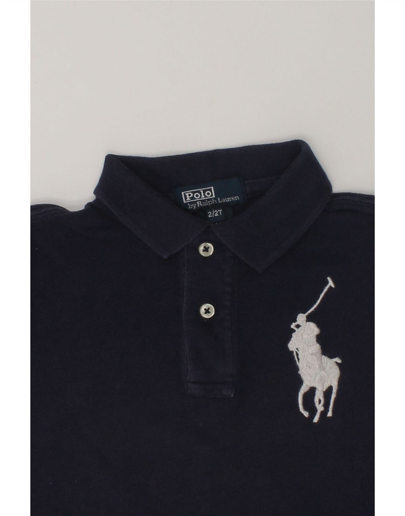 POLO RALPH LAUREN Baby Boys Polo Shirt 18-24 Months Navy Blue Cotton | Vintage Polo Ralph Lauren | Thrift | Second-Hand Polo Ralph Lauren | Used Clothing | Messina Hembry 