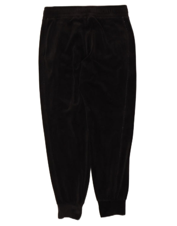 DKNY Womens Tracksuit Trousers Joggers UK 6 XS Black Polyester