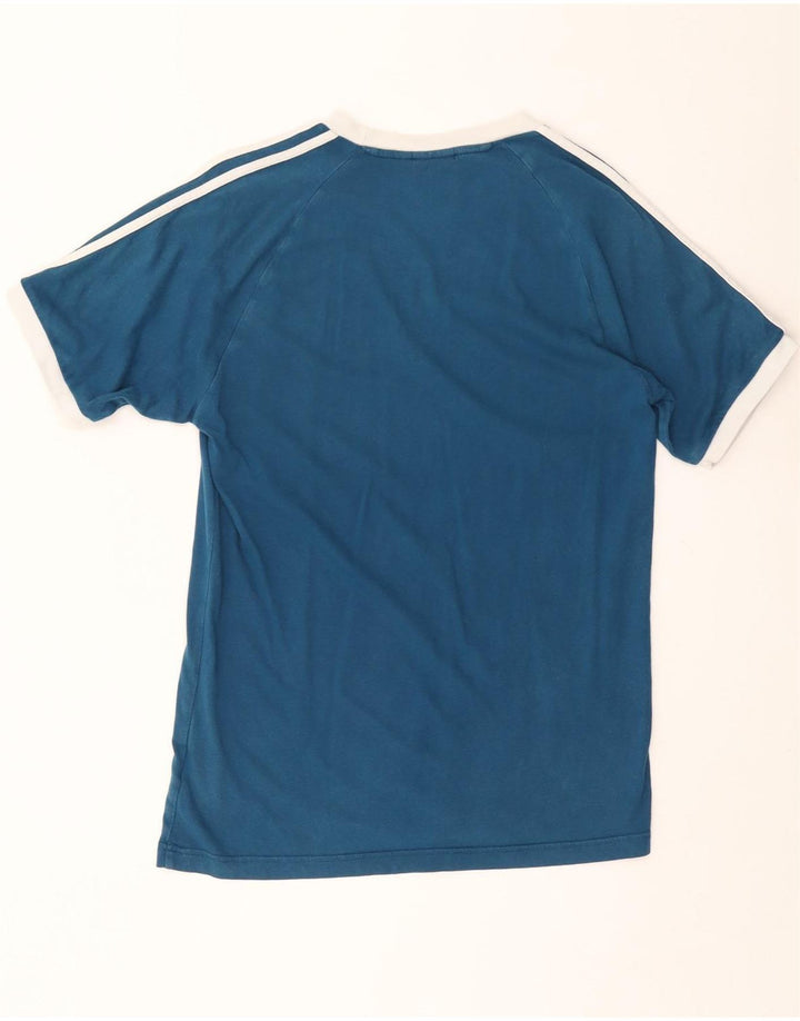 ADIDAS Mens T-Shirt Top Medium Blue Cotton