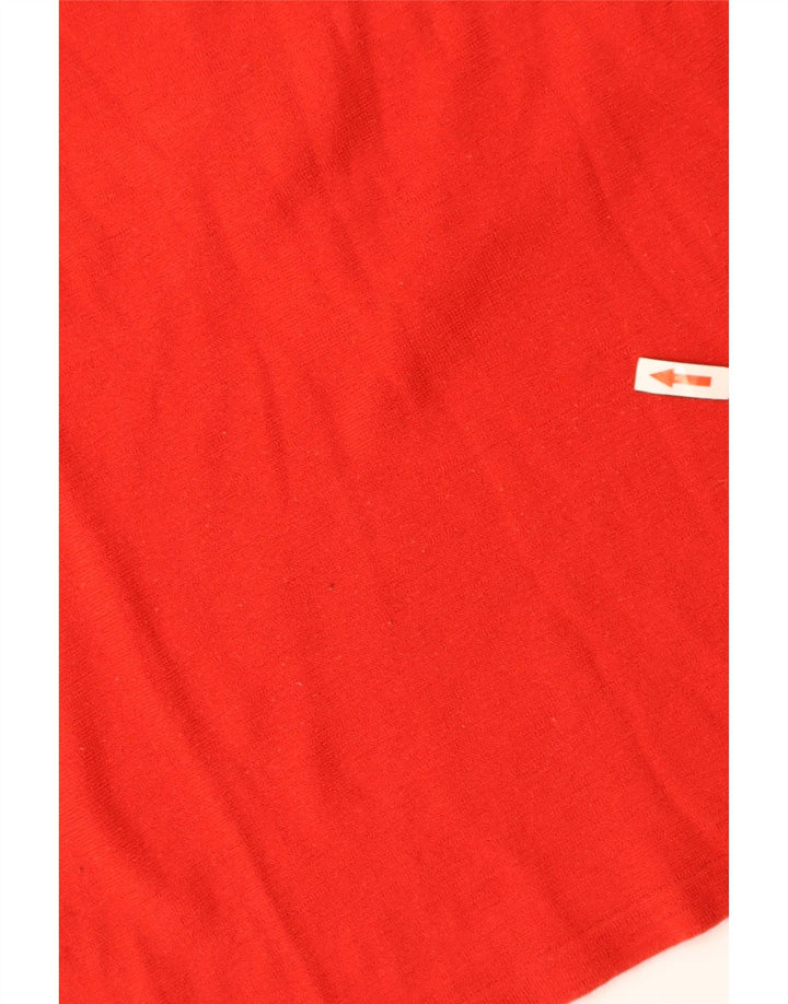 FILA Womens Crop Top Long Sleeve IT 48 Large Red