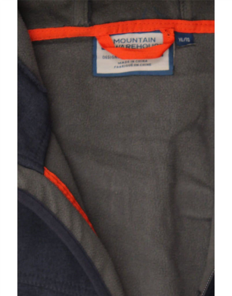 MOUNTAIN WAREHOUSE Mens Hooded Windbreaker Jacket UK 42 XL Navy Blue Vintage Mountain Warehouse and Second-Hand Mountain Warehouse from Messina Hembry 
