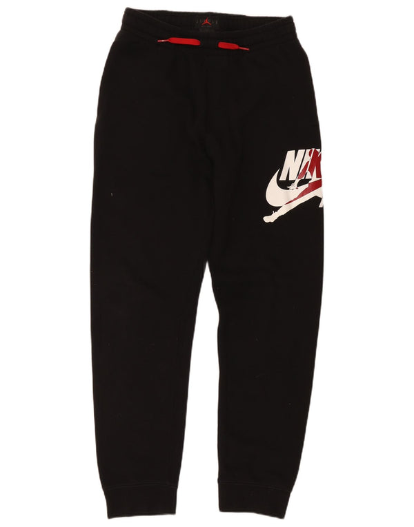 Jordan Girls Graphic Tracksuit Trousers Joggers 13-14 Years XL Black
