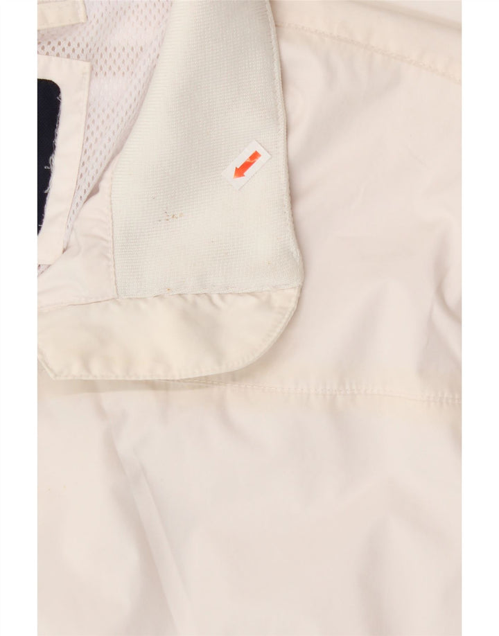 NORTH SAILS Mens Bomber Jacket UK 42 XL White Polyester Vintage North Sails and Second-Hand North Sails from Messina Hembry 