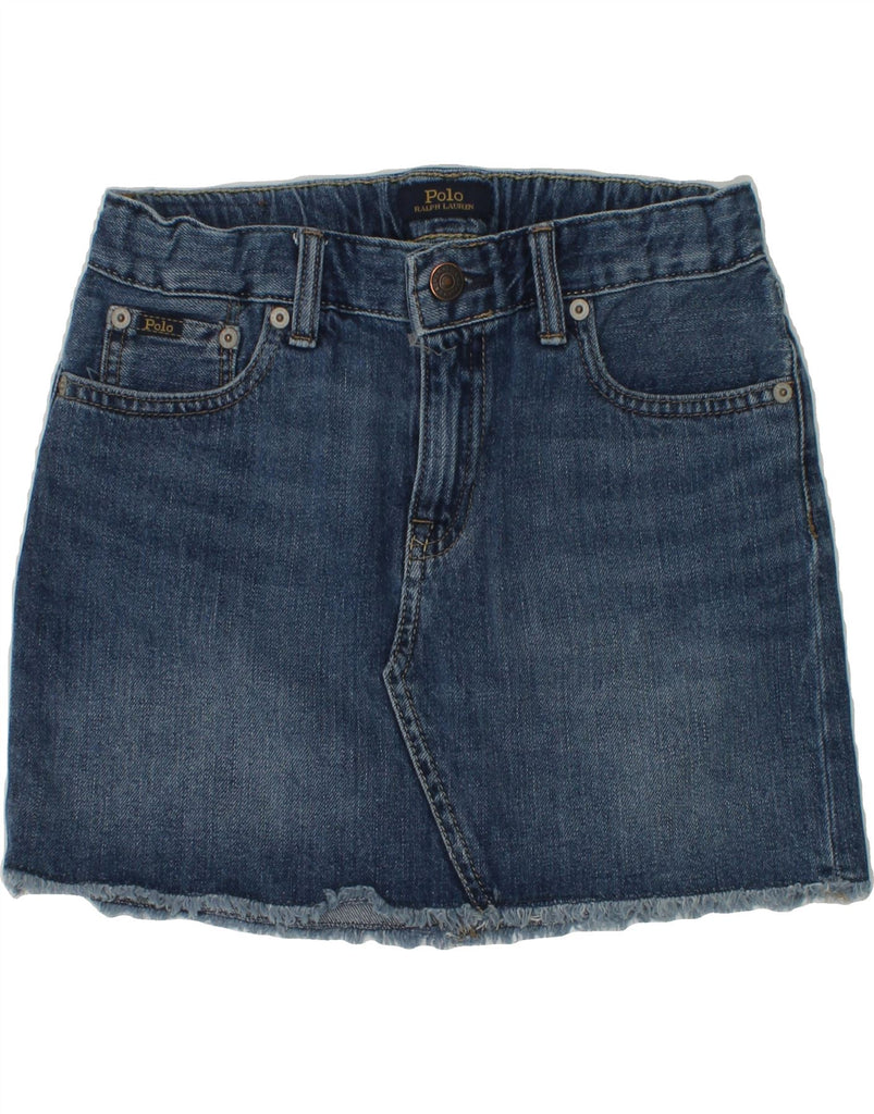 POLO RALPH LAUREN Girls Denim Skirt 13-14 Years W26 Blue | Vintage Polo Ralph Lauren | Thrift | Second-Hand Polo Ralph Lauren | Used Clothing | Messina Hembry 