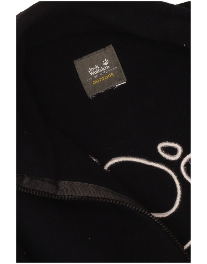 Jack Wolfskin Mens Fleece Jacket UK 38 Medium Black