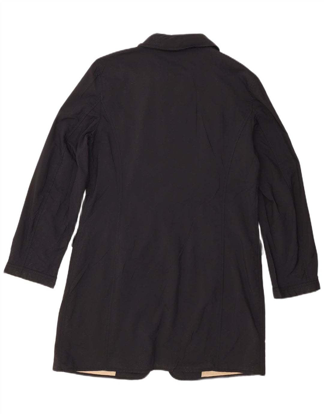 Fay Womens Overcoat UK 14 Large Navy Blue