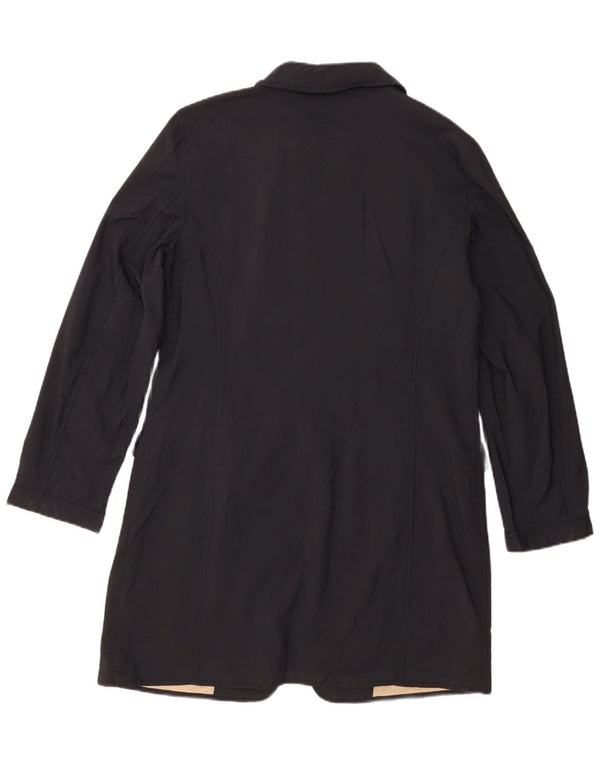 Fay Womens Overcoat UK 14 Large Navy Blue