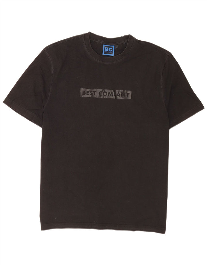 Best Company Mens Graphic T-Shirt Top Large Black