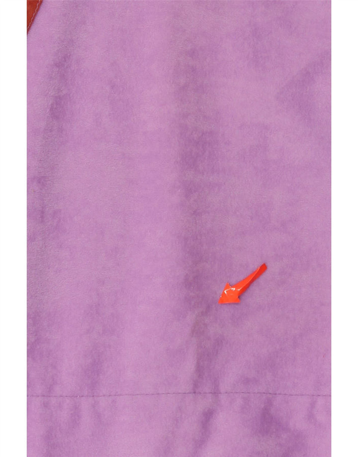 La Font Mens Velour Tracksuit Top Jacket IT 48 Medium Purple Floral