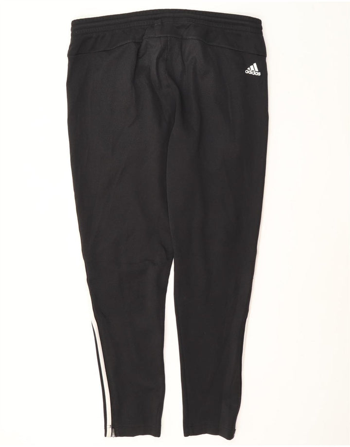 Adidas Mens Tracksuit Trousers Large Black Polyester