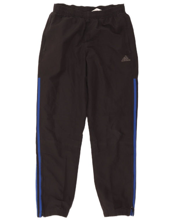 Adidas Womens Tracksuit Trousers Joggers Small Black Polyester