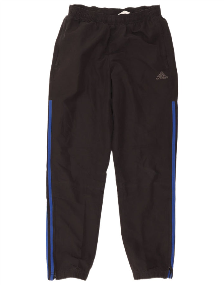 Adidas Womens Tracksuit Trousers Joggers Small Black Polyester