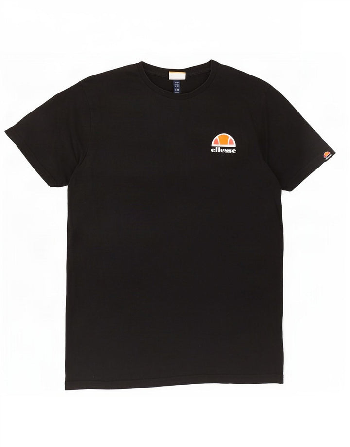 Ellesse Mens T-Shirt Top Medium Black