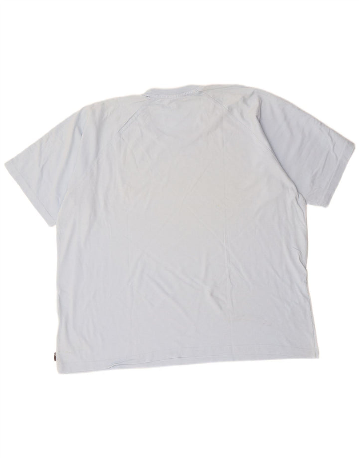 Adidas Mens T-Shirt Top 2XL Blue Cotton