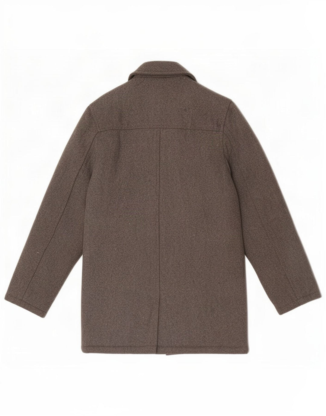 Ben Sherman Boys Pea Coat 11-12 Years Grey Wool