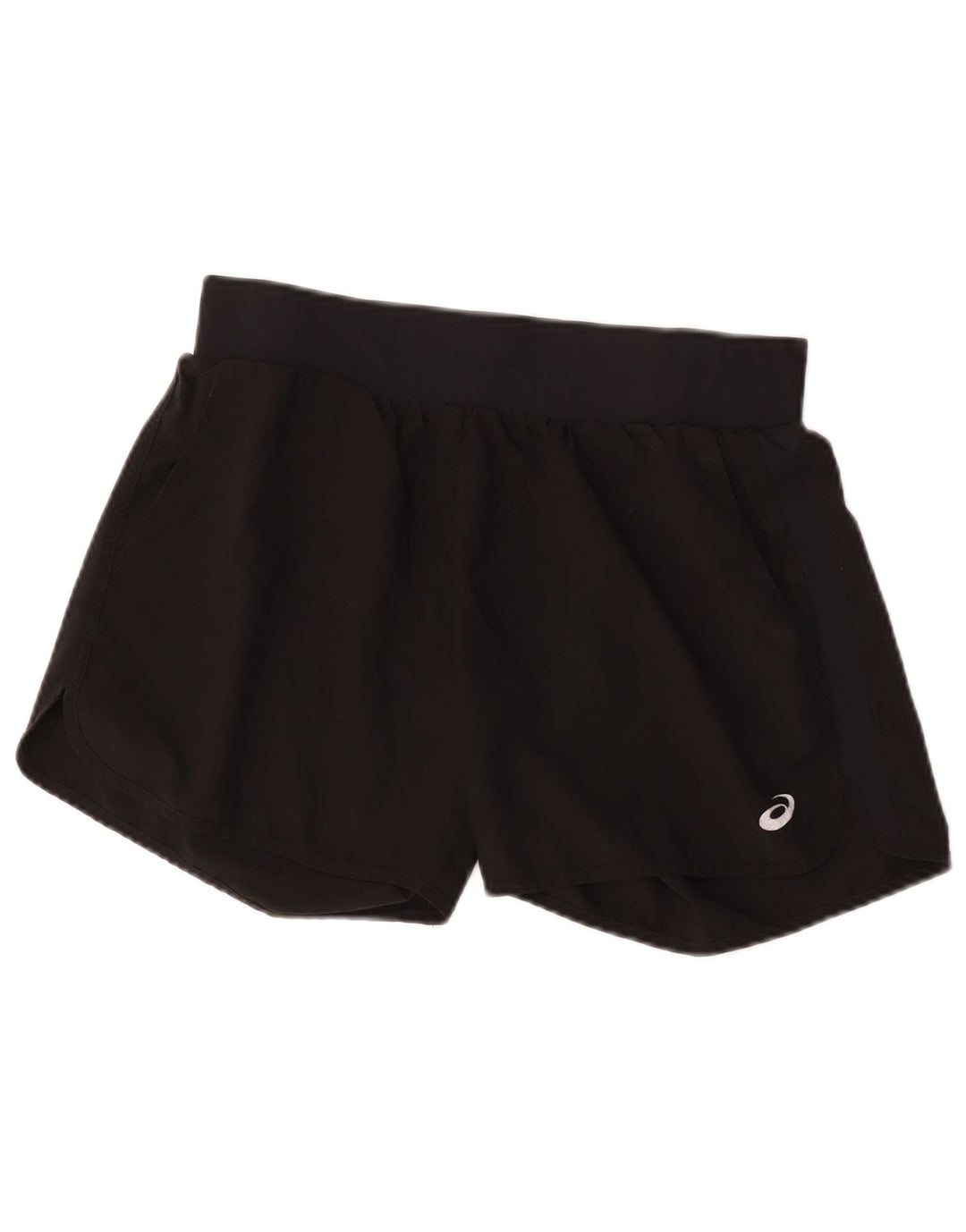 Asics Womens Sport Shorts UK 14 Large Black Polyester