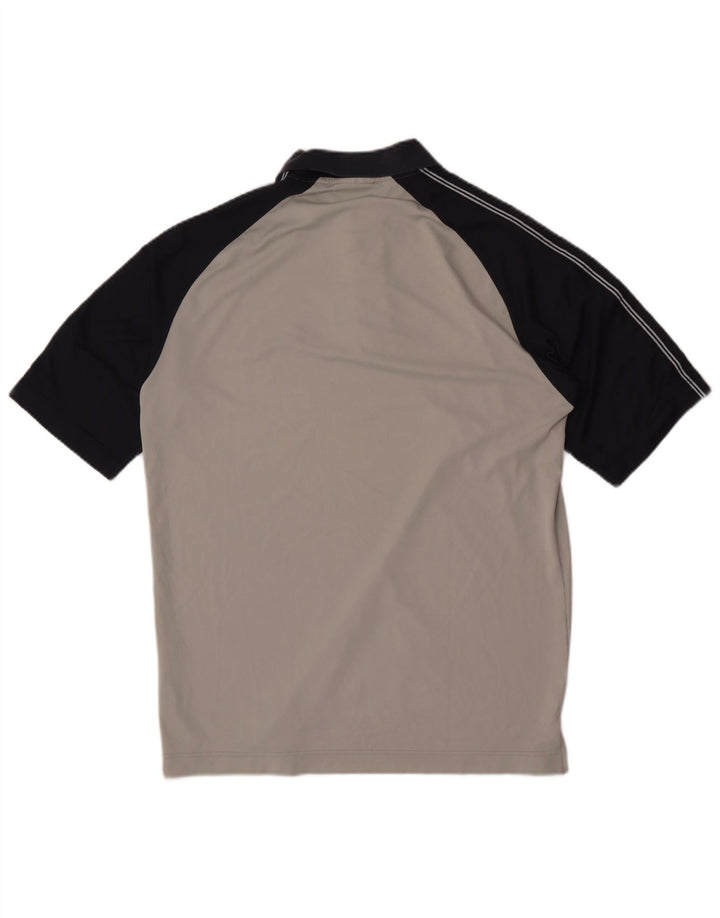 Sergio Tacchini Mens Polo Shirt Large Grey Colourblock