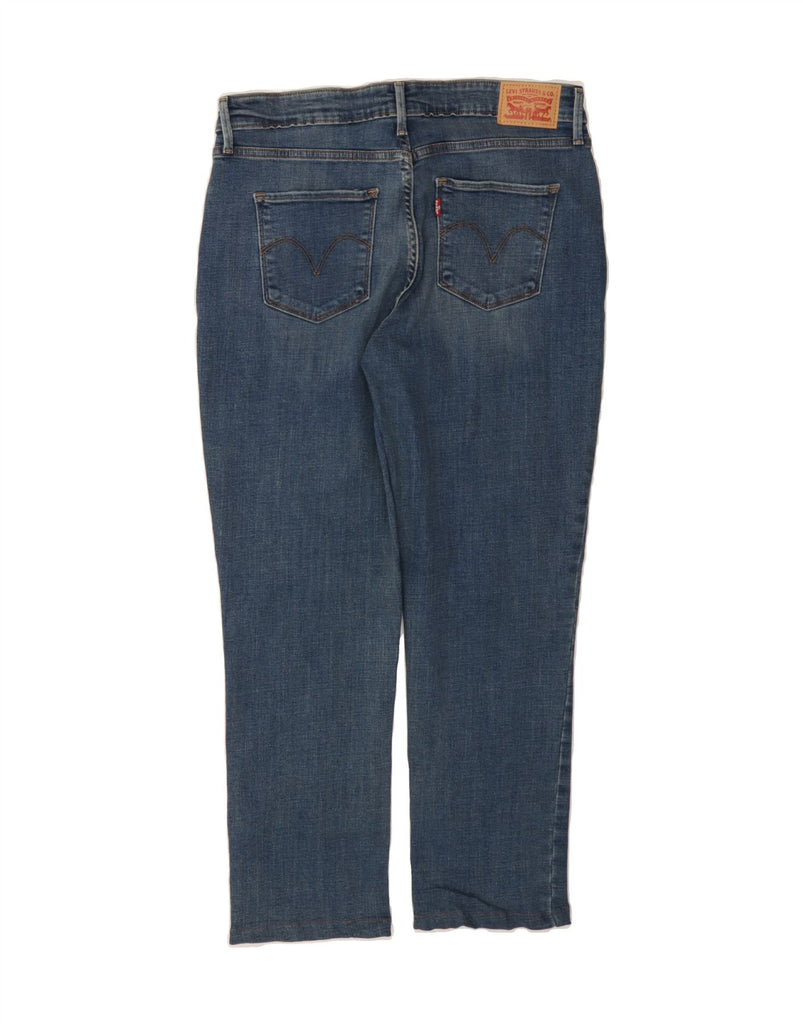 LEVI'S Womens Crop Mid Rise Skinny Jeans W31 L26  Blue Cotton Vintage Levi's and Second-Hand Levi's from Messina Hembry 
