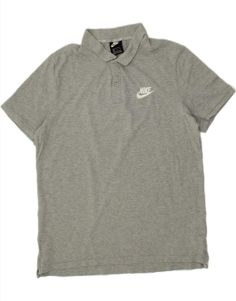 NIKE Mens Polo Shirt XL Grey Cotton | Vintage Nike | Thrift | Second-Hand Nike | Used Clothing | Messina Hembry 