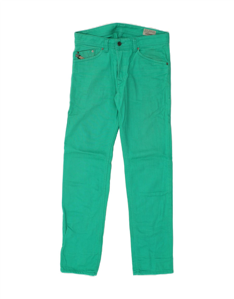 DIESEL Mens Darron Regular Slim Jeans W30 L32 Green Cotton | Vintage Diesel | Thrift | Second-Hand Diesel | Used Clothing | Messina Hembry 