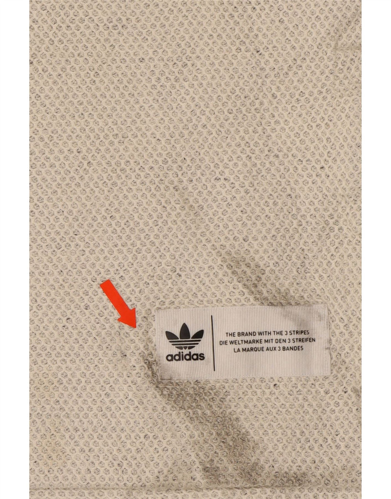 ADIDAS Mens T-Shirt Top Medium White Polyester Vintage Adidas and Second-Hand Adidas from Messina Hembry 