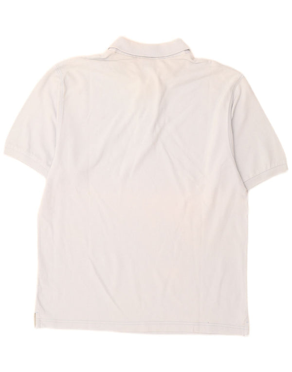 Nike Mens Polo Shirt UK 39/41 Medium Blue Cotton