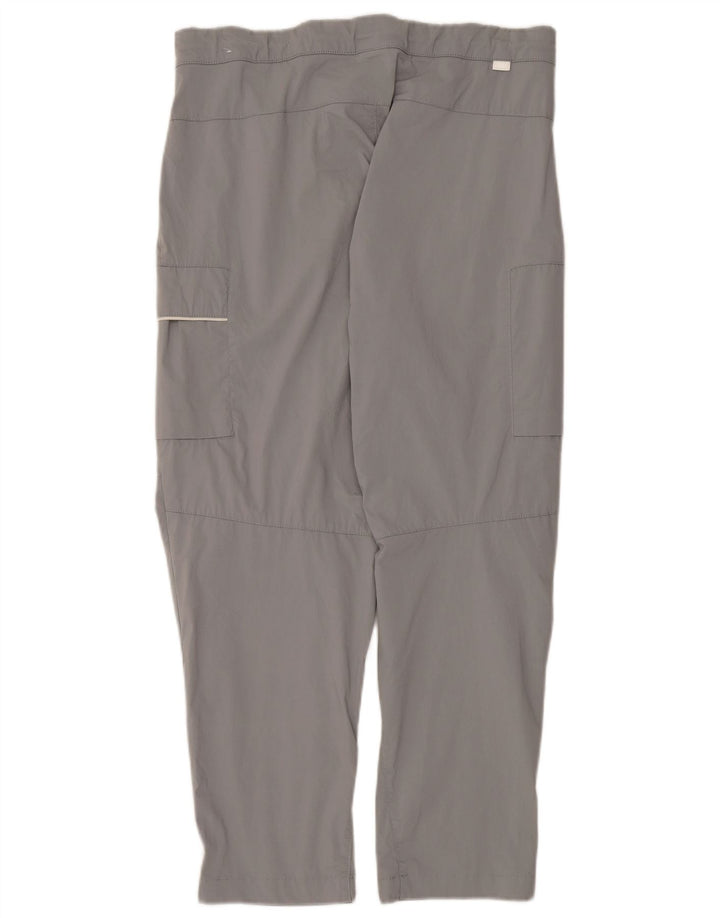 Nike Mens Straight Cargo Trousers W34 L28 Grey Cotton