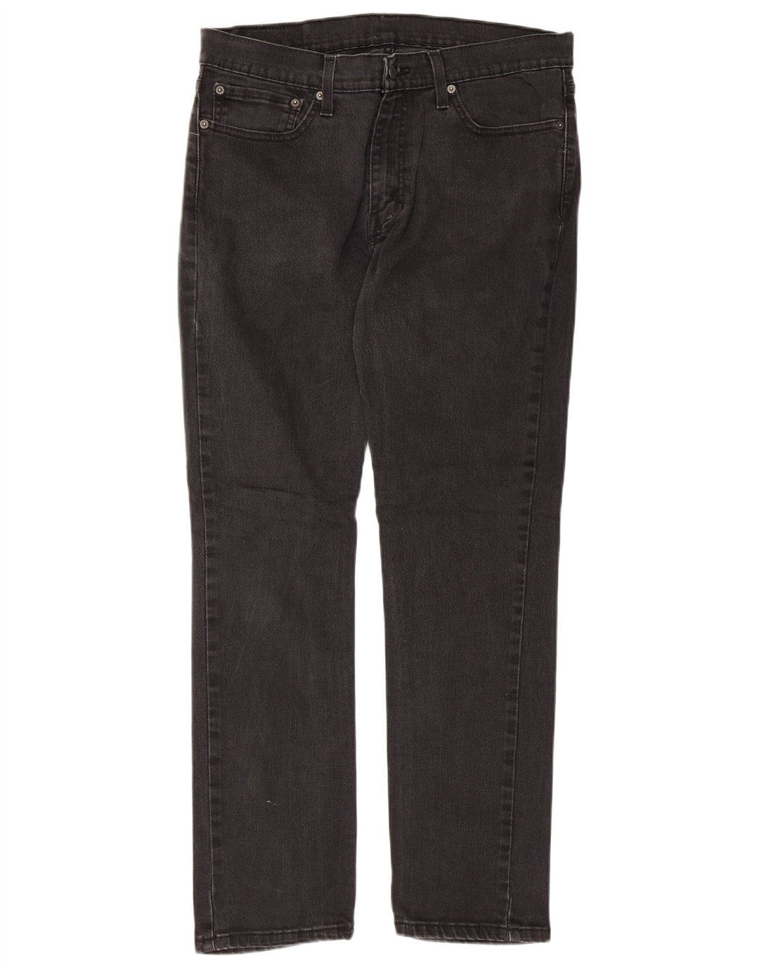 Levi's Mens 511 Slim Tapered Jeans W34 L30 Black Cotton