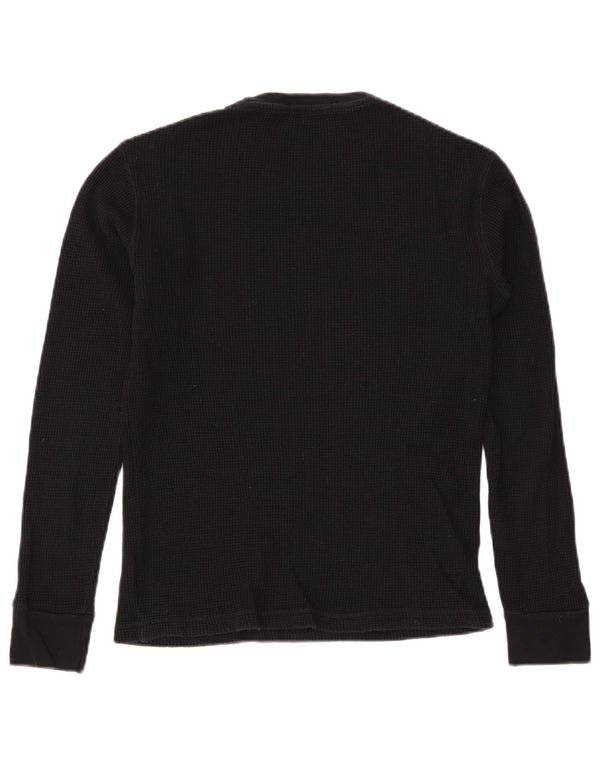 Polo Ralph Lauren Mens Top Long Sleeve Small Black Cotton