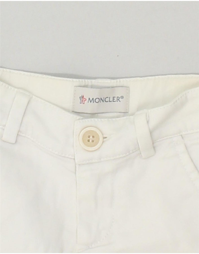 MONCLER Baby Boys Chino Shorts 18-24 Months W18 White | Vintage Moncler | Thrift | Second-Hand Moncler | Used Clothing | Messina Hembry 