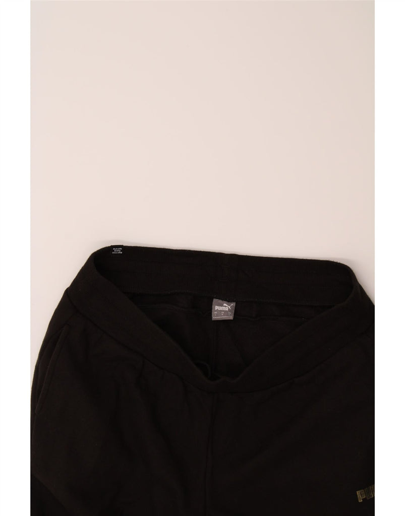 PUMA Mens Tracksuit Trousers Joggers Medium  Black Polyester Vintage Puma and Second-Hand Puma from Messina Hembry 