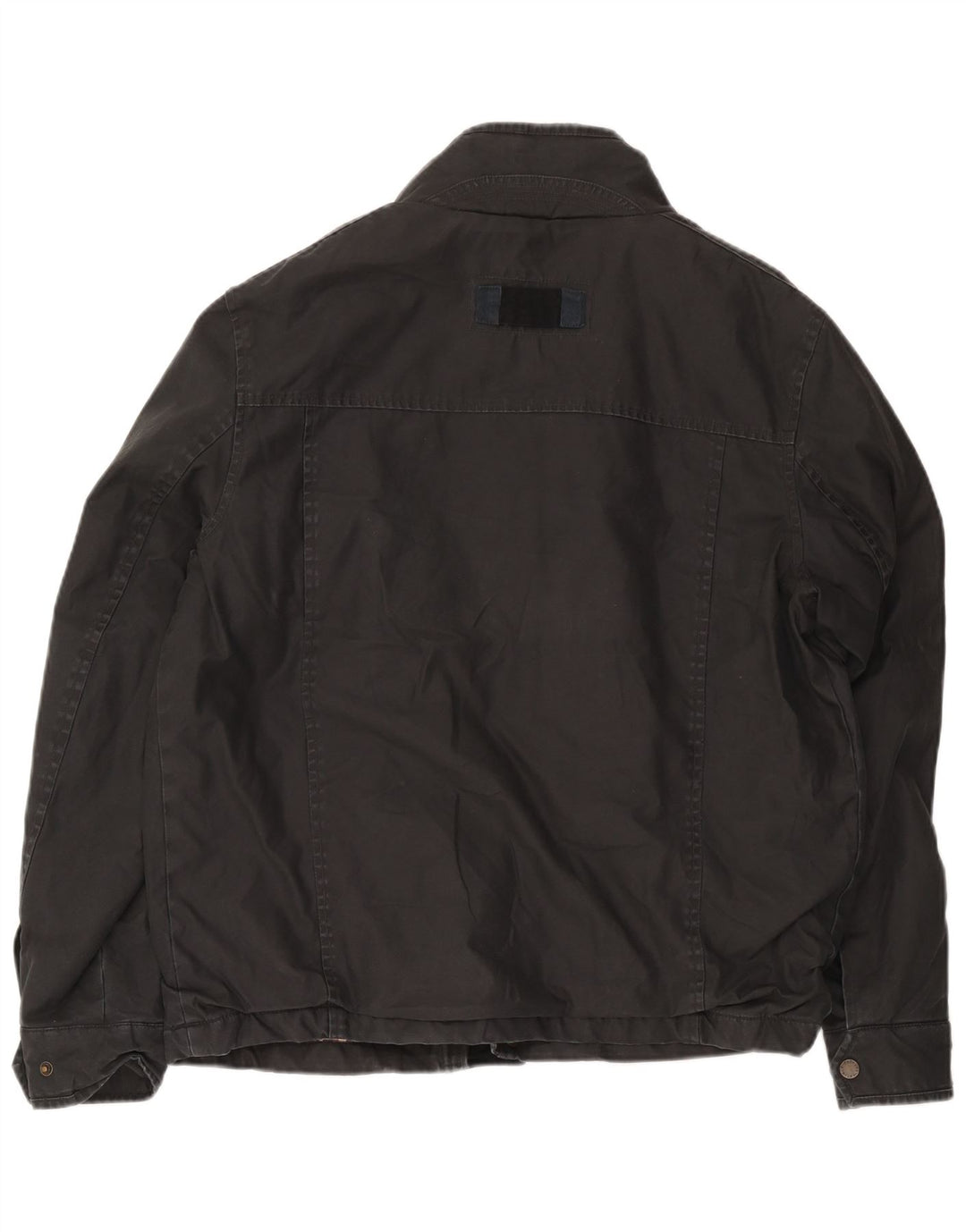 Fat Face Mens Windbreaker Jacket UK 38 Medium Grey Cotton