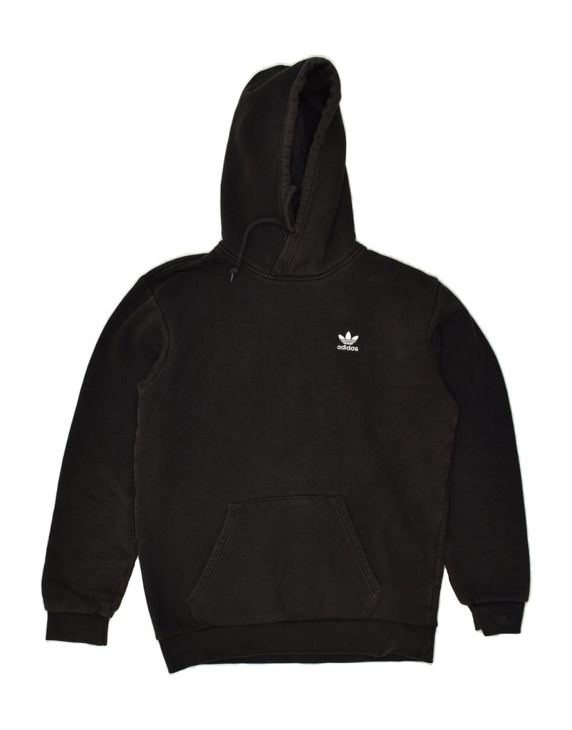 ADIDAS Mens Hoodie Jumper Medium Black Cotton | Vintage Adidas | Thrift | Second-Hand Adidas | Used Clothing | Messina Hembry 