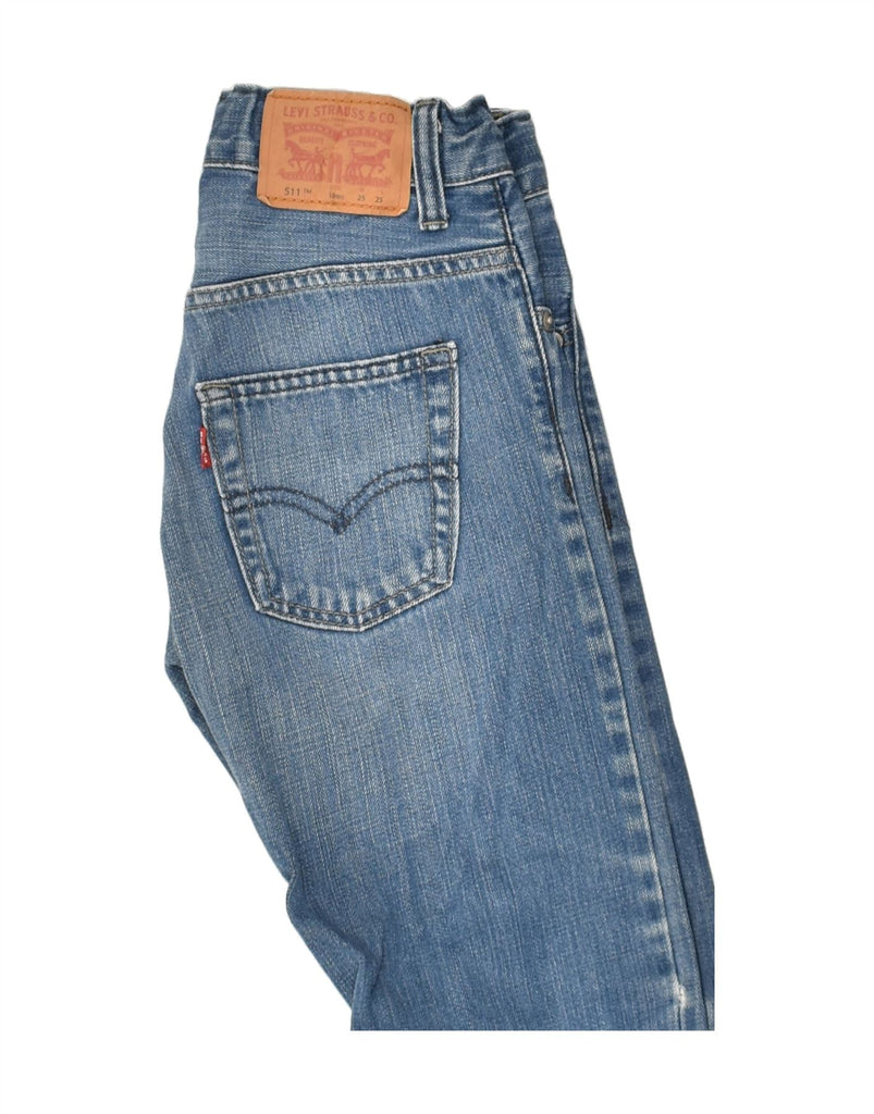 LEVI'S Boys 511 Slim Jeans 9-10 Years W25 L25  Blue Cotton | Vintage Levi's | Thrift | Second-Hand Levi's | Used Clothing | Messina Hembry 