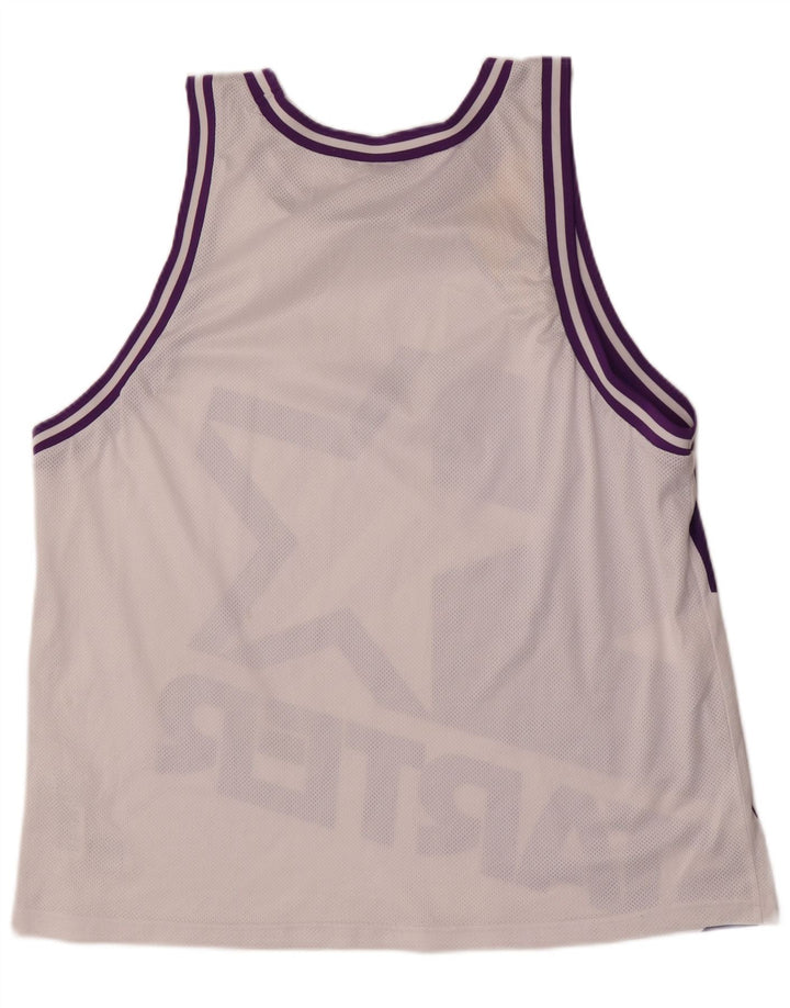 Starter Mens Graphic Vest Top Large White Colourblock Polyester