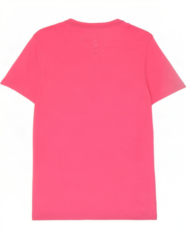 Napapijri Mens Graphic T-Shirt Top Large Pink
