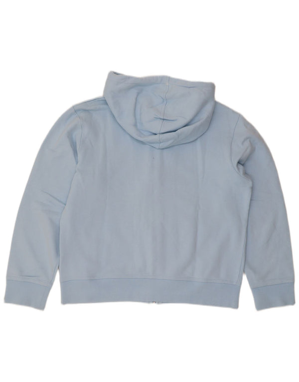 Lotto Womens Zip Hoodie Sweater UK 18 XL Blue Cotton