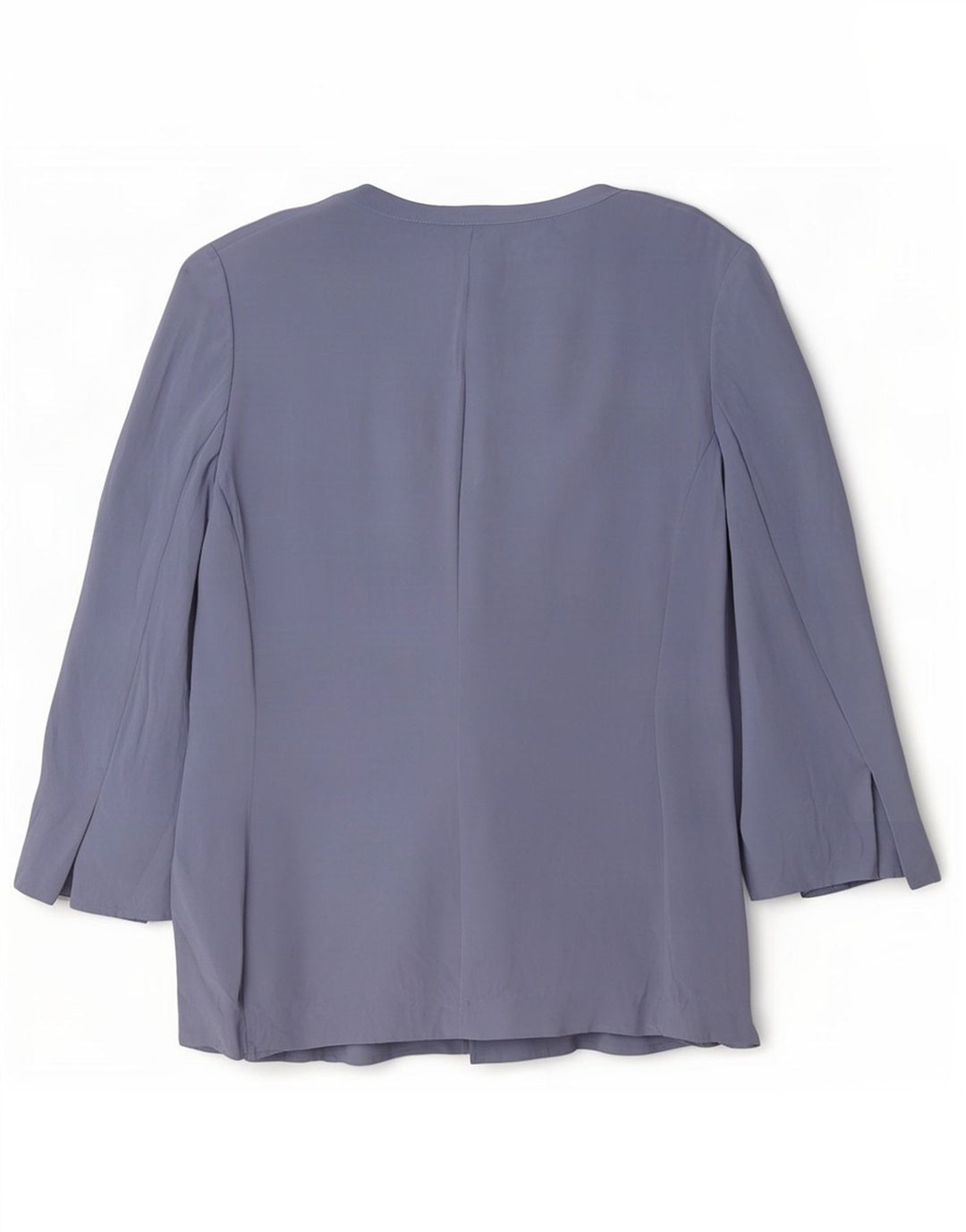 Luisa Spagnoli Womens Cardigan Top UK 14 Medium Blue Silk