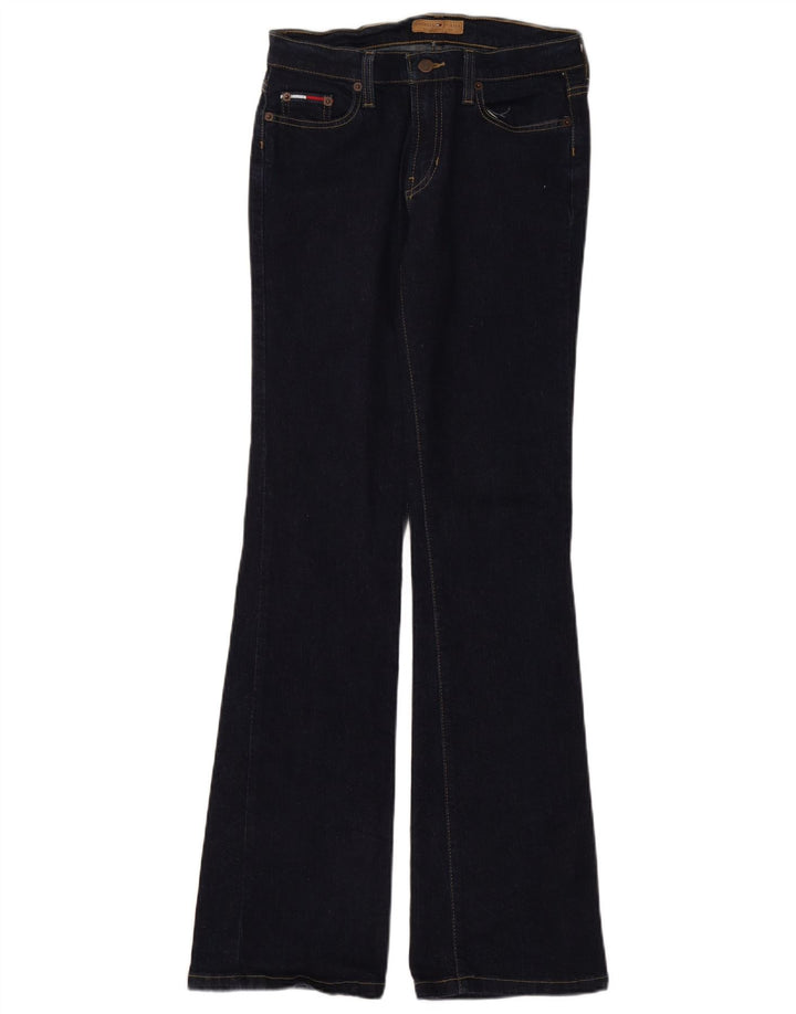 Tommy Hilfiger Womens Bootcut Jeans W30 L34 Navy Blue Cotton