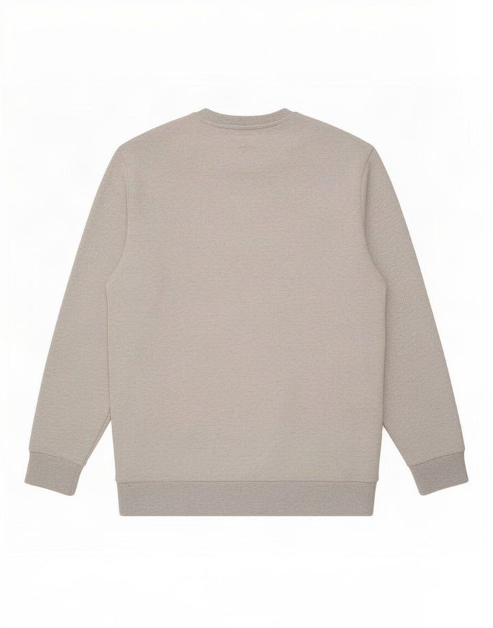 Adidas Mens Graphic Sweatshirt Jumper Medium Grey Flecked