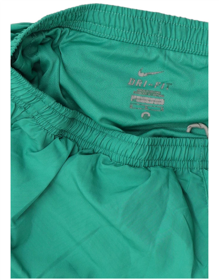 Nike Womens Dri Fit Sport Shorts UK 12 Medium Green