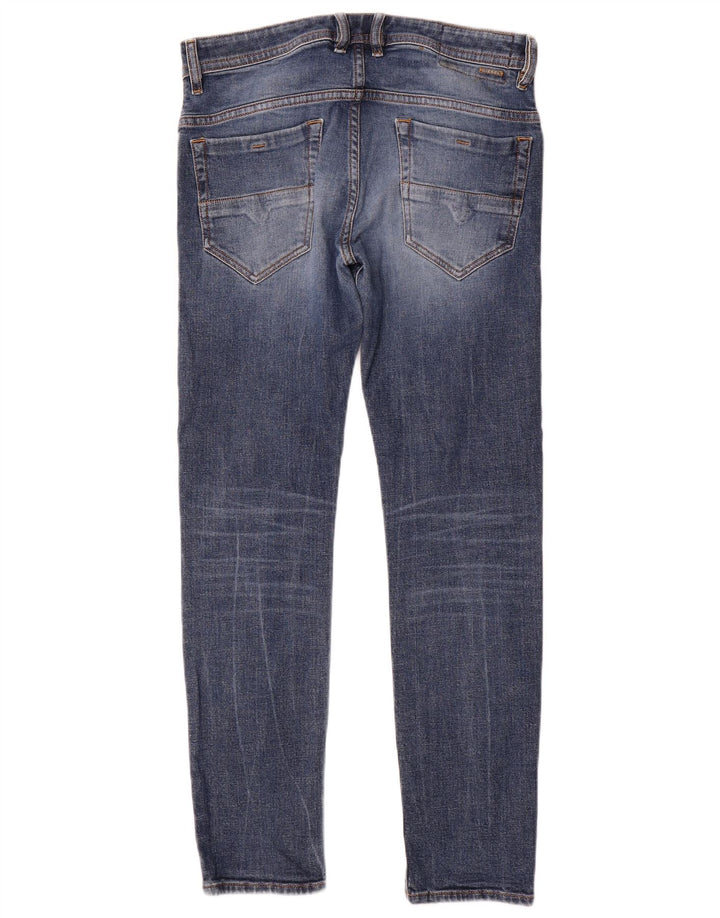 Diesel Mens Skinny Jeans W32 L31 Blue Cotton